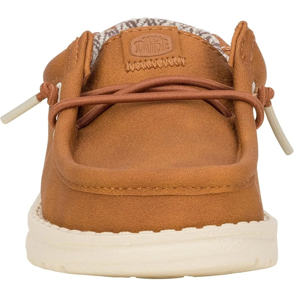 Hey Dude Kids Chestnut Moccasin Boat Shoes
